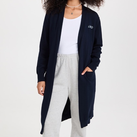 Kerri Rosenthal X Roller Rabbit London Long Navy Cardigan - Picture 10 of 13